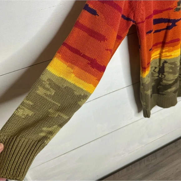 Vintage JH Collectibles Giraffe Serengeti Pullover Knit Sweater - Size Medium - Picture 4 of 7